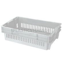 Load image into Gallery viewer, 26L Stackable And Nesting Vented Crate Base Natural