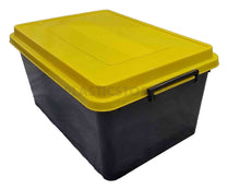 Load image into Gallery viewer, 71L Storage Box Black & Yellow