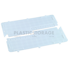 Load image into Gallery viewer, 78L Stackable And Nesting Solid Crate Wing Lid Natural