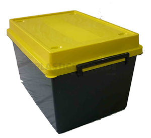 32L Storage Box Black & Yellow