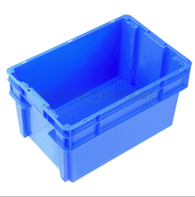 Load image into Gallery viewer, 52L Stackable And Nesting Solid Crate Base Blue

