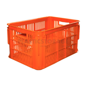 65L Lug Box Orange